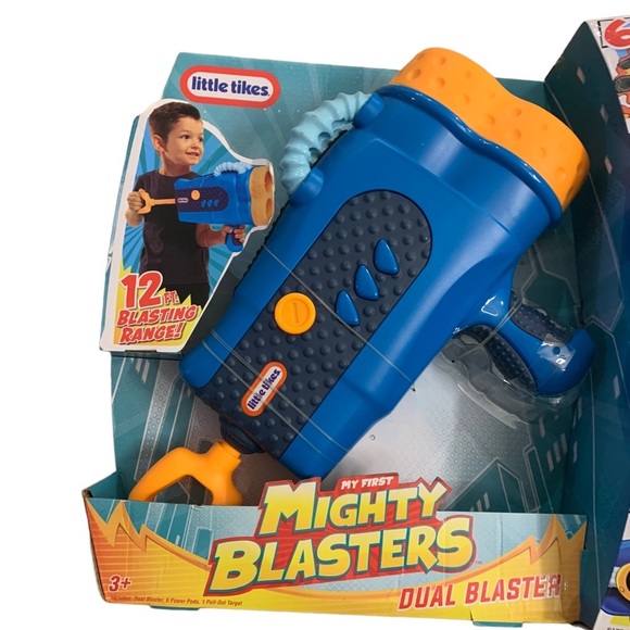 Little Tikes | Mighty Blaster Dual Blaster 12-Foot Blasting Range New In Box - Picture 6 of 8